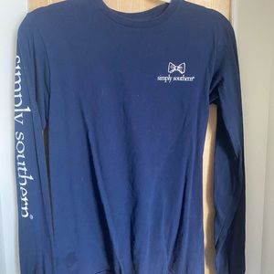 simply southern long sleeve tee
